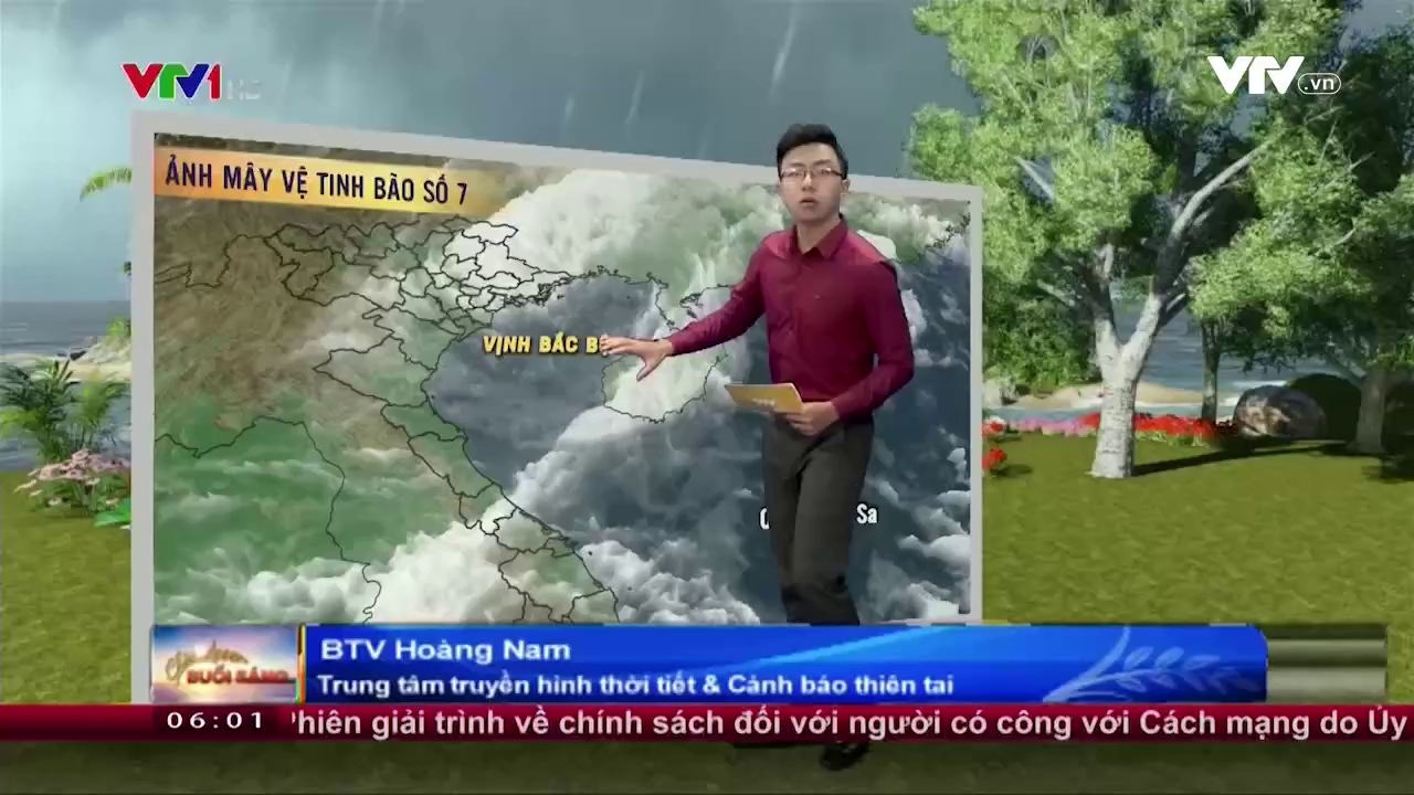Bản tin thời tiết 6h10 - 19/10/2016 - Video đã phát trên VTV | VTV.VN