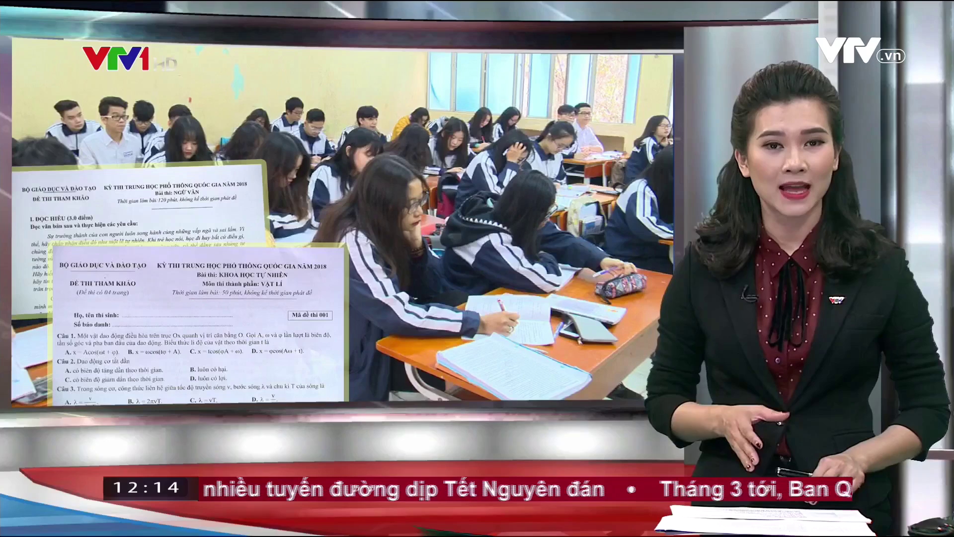 Công bố mẫu đề thi THPT mới