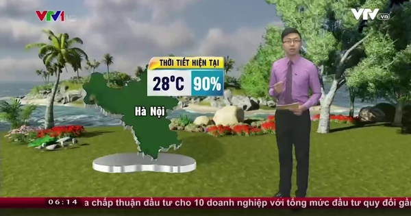 Bản tin thời tiết 6h10 - 07/8/2016
